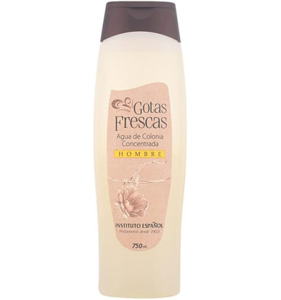 INSTITUTO ESPAÑOL GOTAS FRESCAS HOMBRE AGUA DE COLONIA CONCENTRADA 750 ml