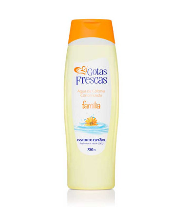 INSTITUTO ESPAÑOL GOTAS FRESCAS FAMILIA AGUA DE COLONIA CONCENTRADA 750 ml