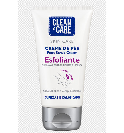 CLEAN & CARE CREMA DE PIES EXFOLIANTE 0% PARABENOS 125 ml