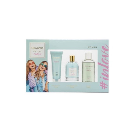 GIOVANNA IN LOVE EDT 100 ml + GEL 100 ml + BODY LOTION 75 ml