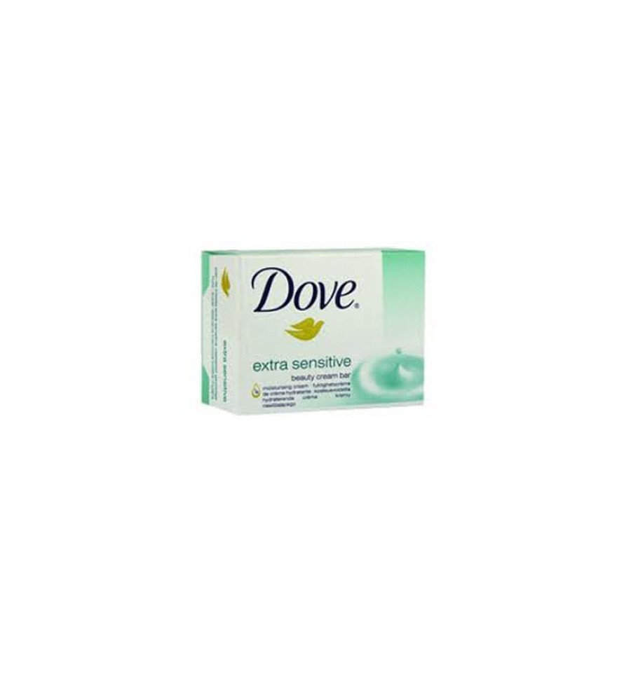 DOVE EXTRA SENSITIVE JABÓN PIEL SENSIBLE PH NEUTRO 100% SIN PERFUME 100 g