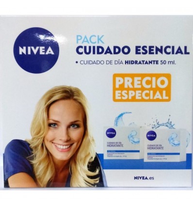 NIVEA PACK CUIDADO ESENCIAL DUPLO CREMA DIA HIDRATANTE PIEL NORMAL 50 ml