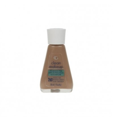 COVERGIRL CLEAN MAKE UP 260 BRONCE CLÁSICO MAQUILLAJE LIBRE DE FRAGANCIA 30 ML