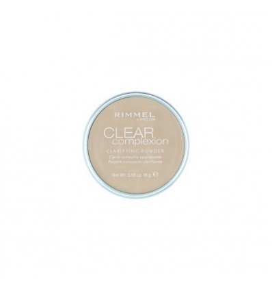 RIMMEL CLEAR COMPLEXION POLVOS COMPACTOS 021 TRANSPARENT 16 g