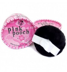 W7 PINK POOCH BORLA IMPREGNADA DE POLVOS BRILLANTES PARA CARA Y CUERPO 7 g