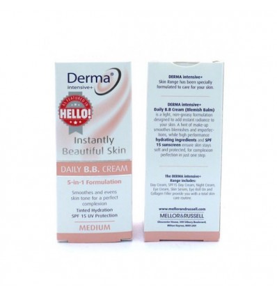 DERMA DAILY BB CREAM 5 EN 1 SPF 15 TONO MEDIUM 50ML