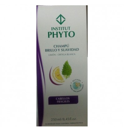 PHYTO CHAMPÚ cabellos FRÁGILES BRILLO Y SUAVIDAD 250 ml