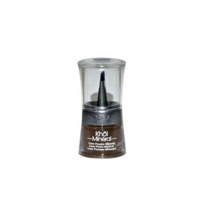 LOREAL KHOL MINERALS PINCEL BISELADO SOMBRA OJOS 05 MARRON GLACE