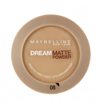 MAYBELLINE DREAM MAT POWDER POLVOS FACIALES 08 GOLDEN SAND 9 g