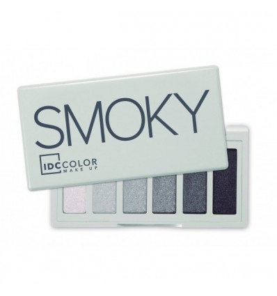 IDC COLOR SMOKY PALETA 6 SOMBRAS DE OJOS REF25502