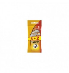 BIC 3 SENSITIVE MAQUINILLA AFEITAD 4+2 UNIDADES