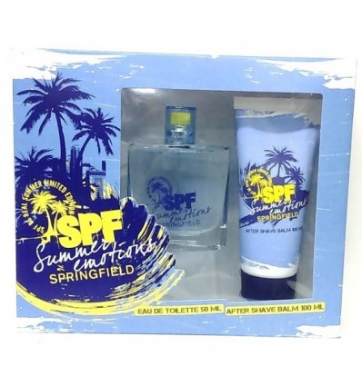 SPRINGFIELD SUMMER EMOTIONS EDT 50 ml SPRAY + AFTER SHAVE 100 ml FOR MEN