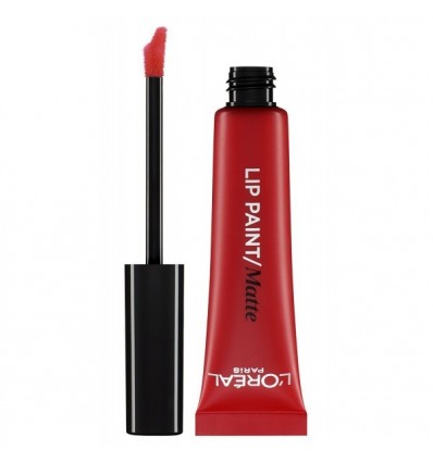 LOREAL LE PAINT MATTE LIQUID LIPSTICK 204 RED ACTUALLY 8 ML