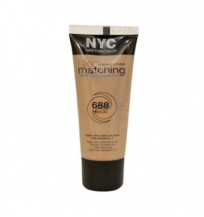 NYC SKIN MATCHING MAQUILLAJE FLUIDO 688 MEDIUM 30 ml