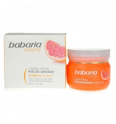 BABARIA TWENTY CREMA FACIAL POMELO PIEL GRASA 50 ml