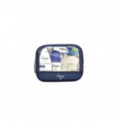 DOVE NECESER VIAJE GEL 55 ml+ DEO SPRAY 35 ml + CR CORPORAL 75 ml + DENTÍFRICO 16 ml + CEPILLO