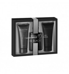MASSIMO DUTTI IN BLACK EDT 100 ml SPRAY + AFTER SHAVE BALM 100 ml + GEL 100 ml HOMBRE