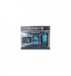 PLAYBOY GENERATION EDT 100 ml SPRAY + DEO SPRAY 150 ml + GEL 250 ml MEN PLAYBOY GENERATION EDT 100 ml SPRAY + DEO SPRAY 150 ml + GEL 250 ml MEN
