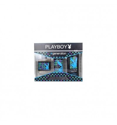 PLAYBOY GENERATION EDT 100 ml SPRAY + DEO SPRAY 150 ml + GEL 250 ml MEN