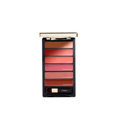 LOREAL LA PALETTE LIPS NUDE 6 BRILLOS