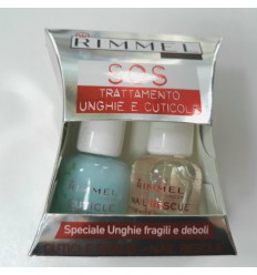 RIMMEL SOS TRATAMIENTO UÑAS Y CUTICULAS 2 x 8 ml