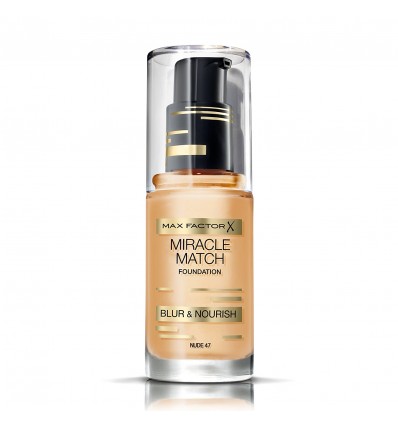 MAX FACTOR MIRACLE MATCH 47 NUDE MAQUILLAJE 30 ml