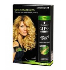 GLISS champú seco lote 3 u 200 ml