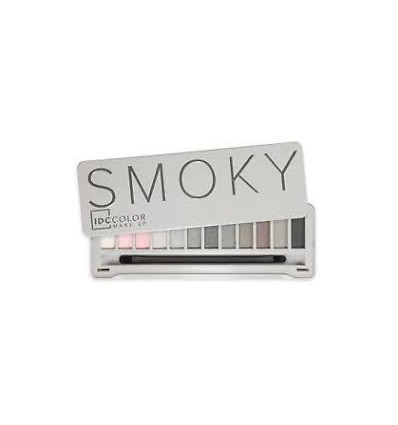 IDC COLOR, Sombra de ojos Smoky varios tonos gris -12 colores