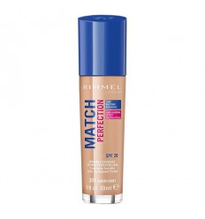 RIMMEL MATCH PERFECTION 301 WARM HONEY MAQUILLAJE FLUIDO 30 ml