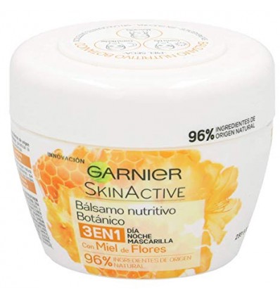 GARNIER SKIN ACTIVE CREMA MIEL DE FLORES 3 EN 1 DIA NOCHE Y MASCARILLA 140 ML