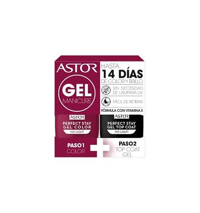 ASTOR 103 gel manicure pack duo esmaltes de uña 6 ml + 6 ml