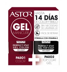 ASTOR 108 gel manicure pack duo esmaltes de uñas 6 ml + 6 ml ASTOR 108 gel manicure pack duo esmaltes de uñas 6 ml + 6 ml