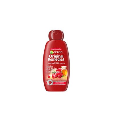 GARNIER ORIGINAL REMEDIES CHAMPU ARGAN Y ARANDANOS CAB/TEÑIDO 300 ml