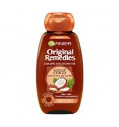 GARNIER ORIGINAL REMEDIES CHAMPU ACEITE COCO Y MANTECA CACAO 250 ml