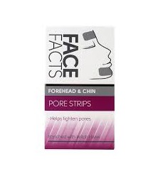 FACE FACTS FOREHEAD CHIN PORE STRIPS 6 uds.