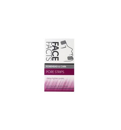 FACE FACTS FOREHEAD CHIN PORE STRIPS 6 uds.