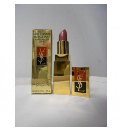 YVES SAINT LAURENT FARD A LEVRES PURE LIPSTICK 133 BEIGE ROSE 3.5 g