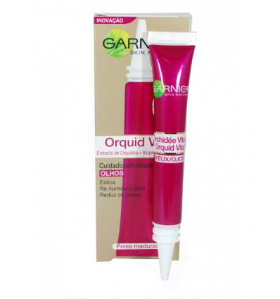 GARNIER CONTORNO DE OJOS CON EXTRACTO DE ORQUÍDEA 15 ml