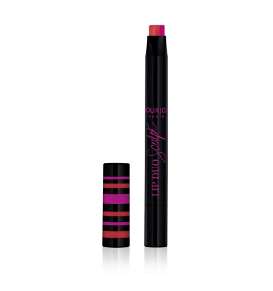 BOURJOIS 04 PLUM'SET BEACH LIP DUO SCULPT LABIAL