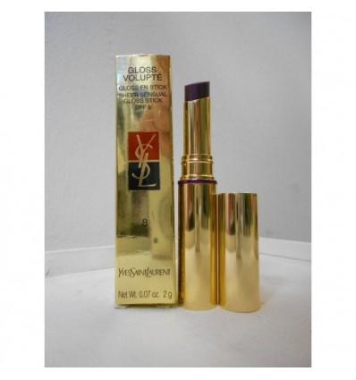 YVES SAINT LAURENT GLOSS VOLUPTE 8 CASSIS LAQUE 2 g