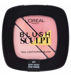 L'OREAL BLUSH SCULPT TRIO CONTOURING 201 SOFT ROSY