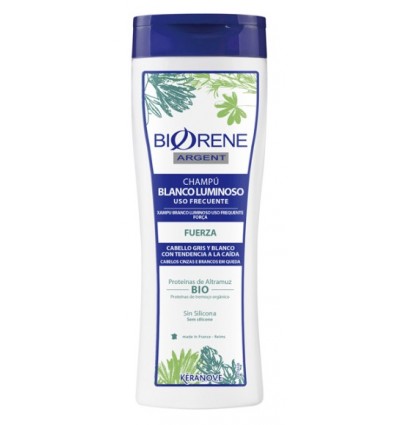 BIORENE ARGENT CHAMPÚ cabellos BLANCOS FUERZA SIN siliconas 250 ml