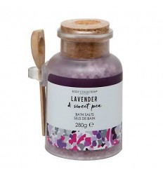 BODY COLLECTION LAVENDER & SWEET PEA BATH SALTS 280 g