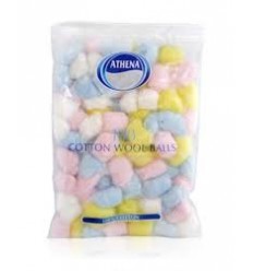 ATHENA BEAUTÉ 100 BOLAS 100% ALGODÓN