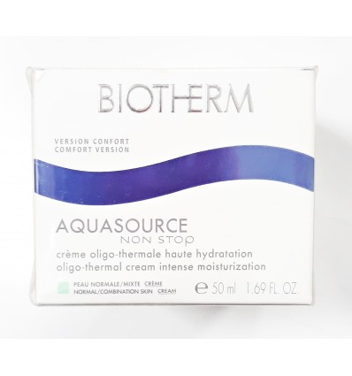 BIOTHERM AQUASOURCE NON STOP CREMA FACIAL OLIGO TERMAL HIDRATACION PIEL NORMAL/MIXTA 50 ml