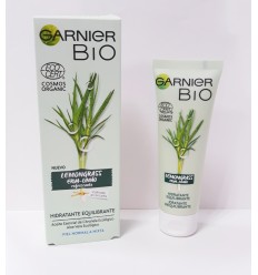 GARNIER BIO LEMONGRASS CREMA HIDRATANTE EQUILIBRANTE PIEL NORMAL A MIXTA 50 ml
