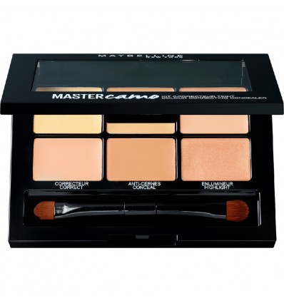 MAYBELLINE 02 MEDIUM MASTER CAMO KIT CORRECTORES