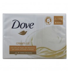 DOVE JABÓN EN PASTILLA DUPLO 2x100 gr ACEITE DE ARGÁN