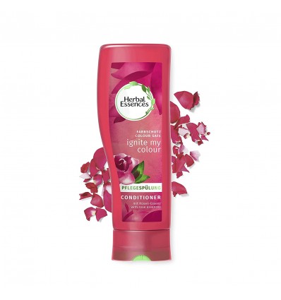 HERBAL ESSENCE ACONDICIONADOR PROTECCIÓN COLOR 200 ml ESENCIA DE ROSAS