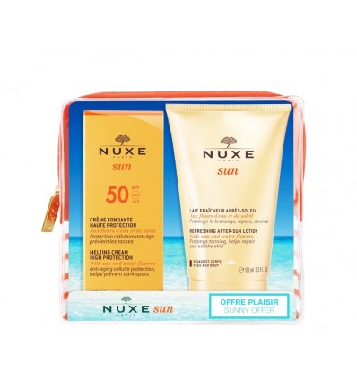 NUXE SUN CREMA PROTECCIÓN SPF 50 50 ml + AFTERSUN REFRESCANTE ROSTRO Y CUERPO 100 ml